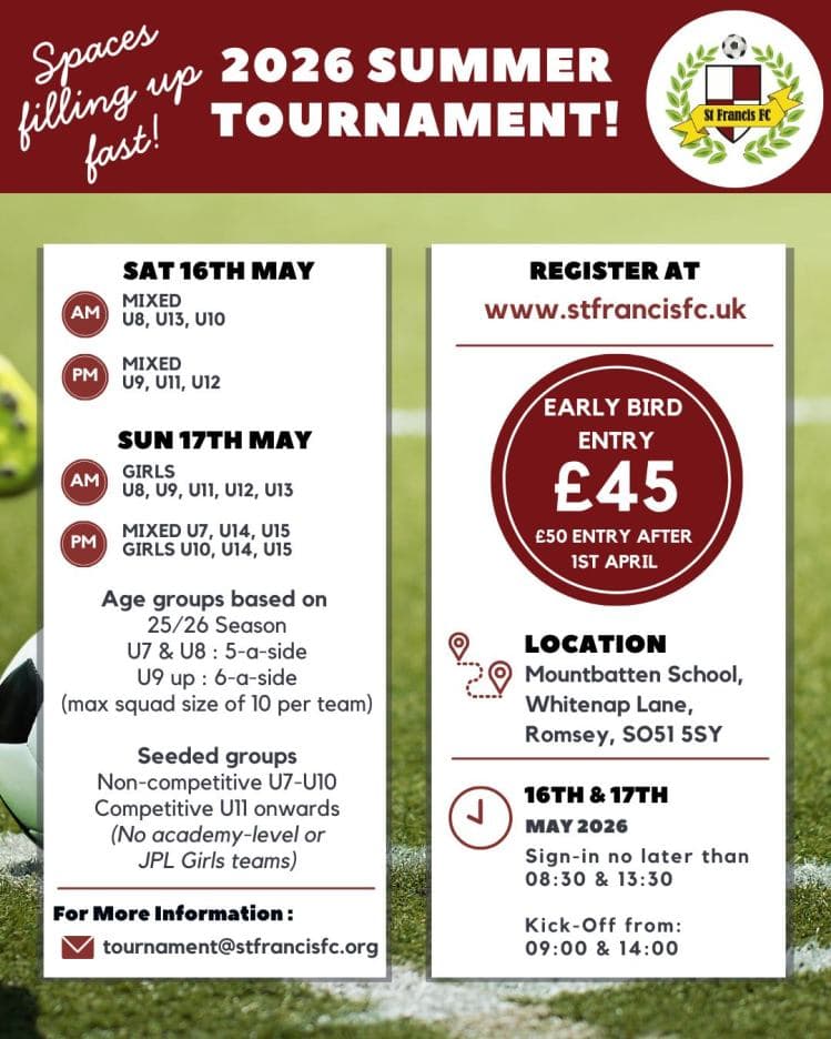 St. Francis Football Club Tournament flyer