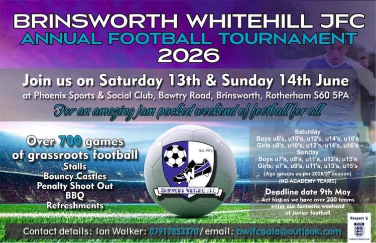 Brinswith Whitehill JFC Football Tournament