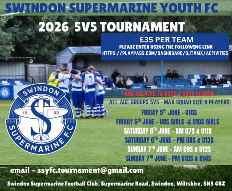 Swindon Supermarine 5V5 Tournament - GIRLS ONLY