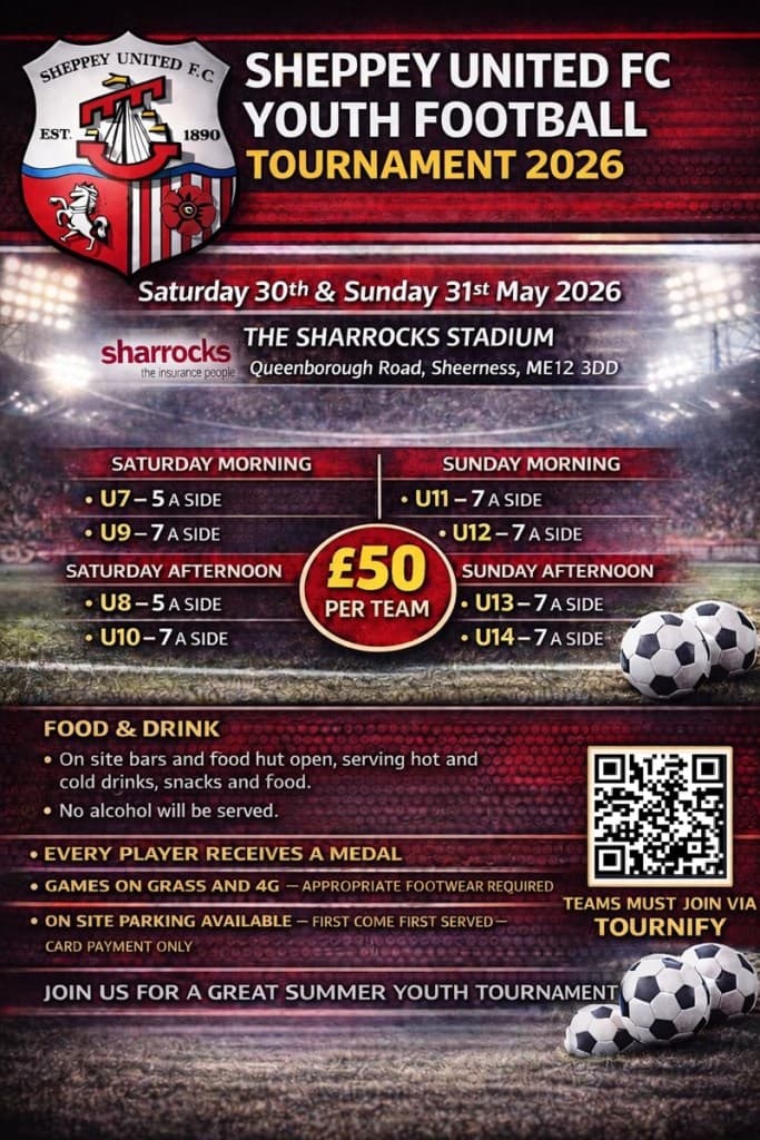 Sheppey United Summer Tournament flyer