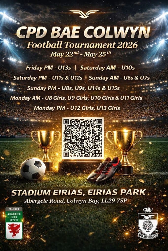 Colwyn Bay FC Junior Tournament - GIRLS ONLY flyer