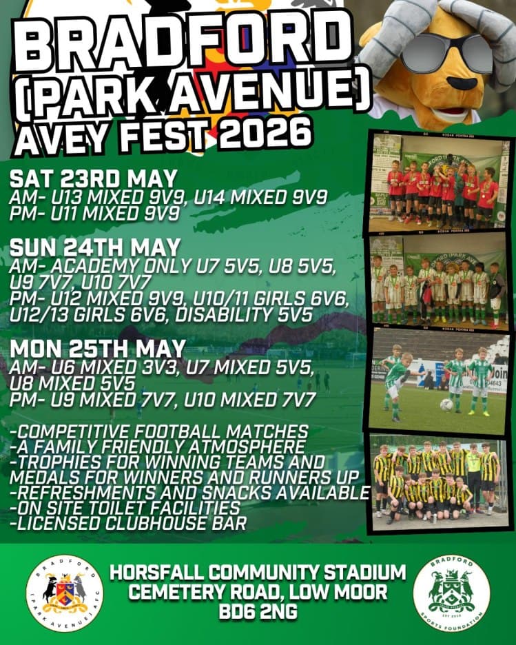 Bradford (Park Avenue) Summer Aveyfest flyer