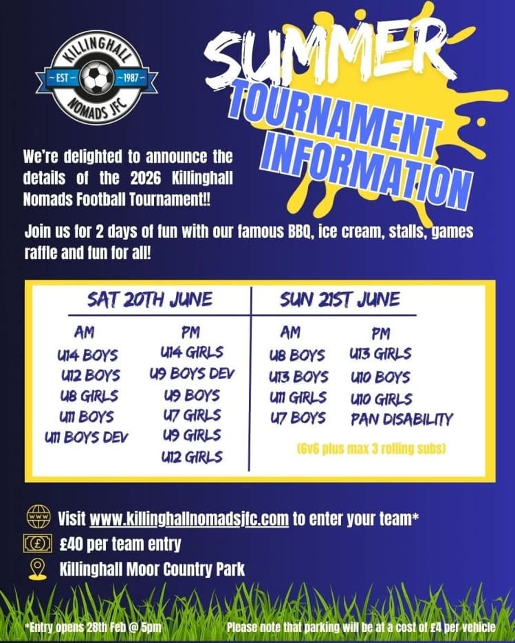 Killinghall Nomads Summer Football Tournament