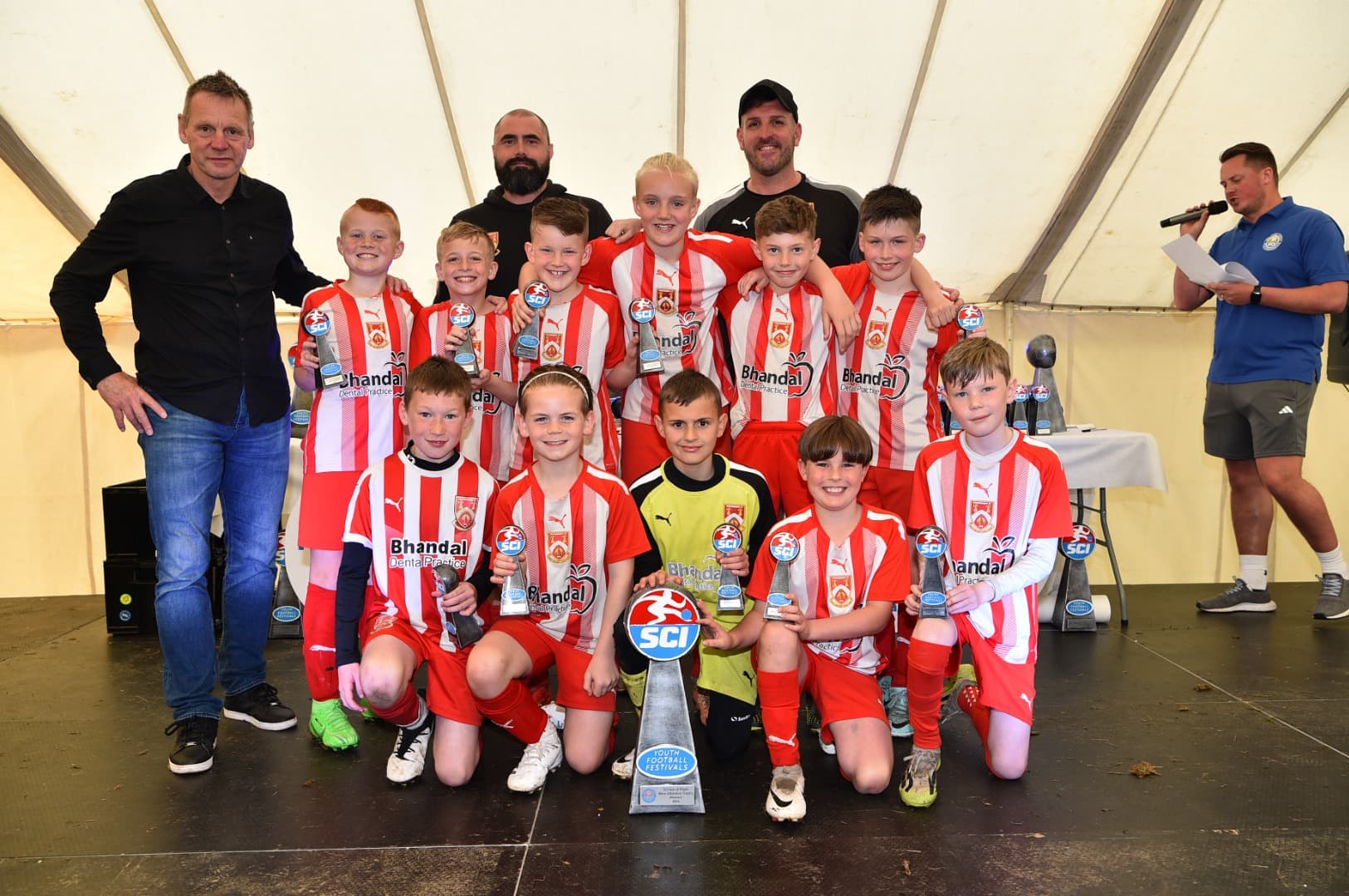 2026 SCI Youth Football Tournament Presentations flyer