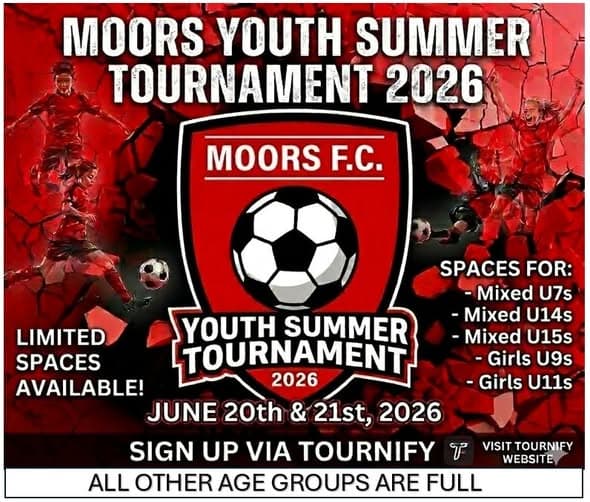 Moors Youth Annual Summer Tournament flyer