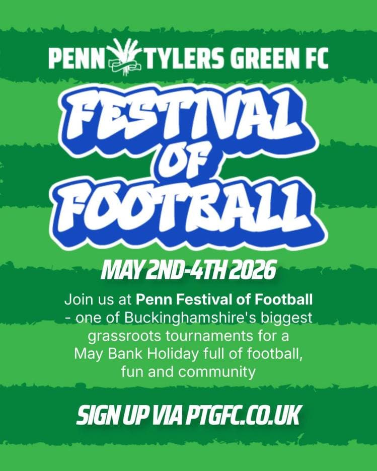 Penn & Tylers Green FC Festival of Football flyer