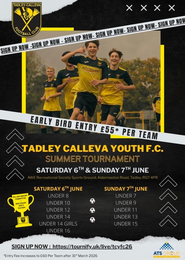 Tadley Calleva Youth 6 a side flyer