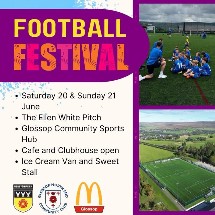 Glossop Football Festival flyer