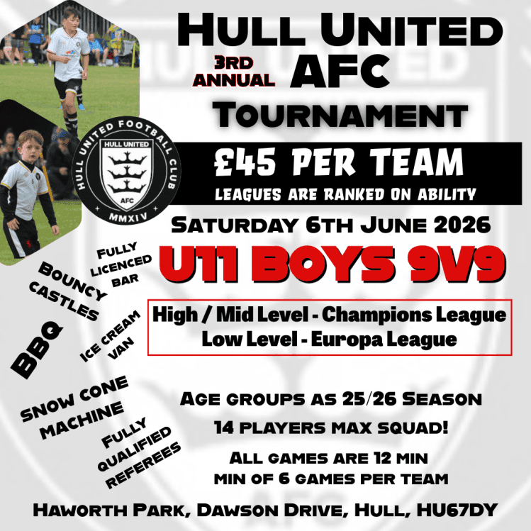 Hull United AFC - U11 Boys Tournament
