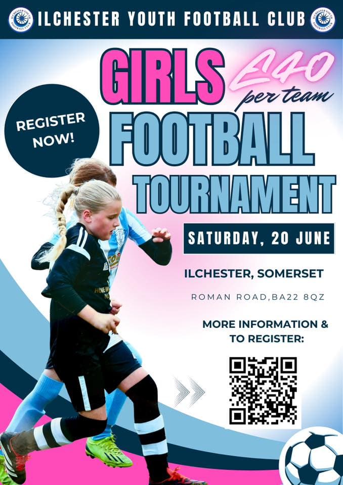 Ilchester FC Girls Tournament - GIRLS ONLY flyer