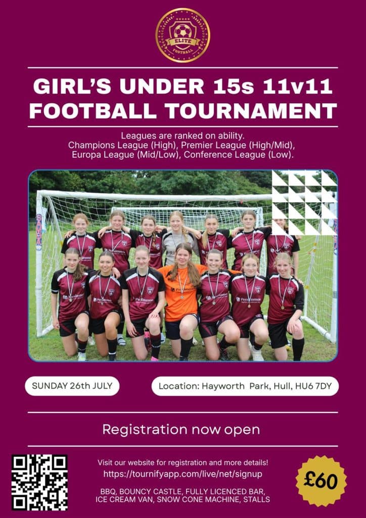 National Elite Football Tournament - U15 GIRLS ONLY