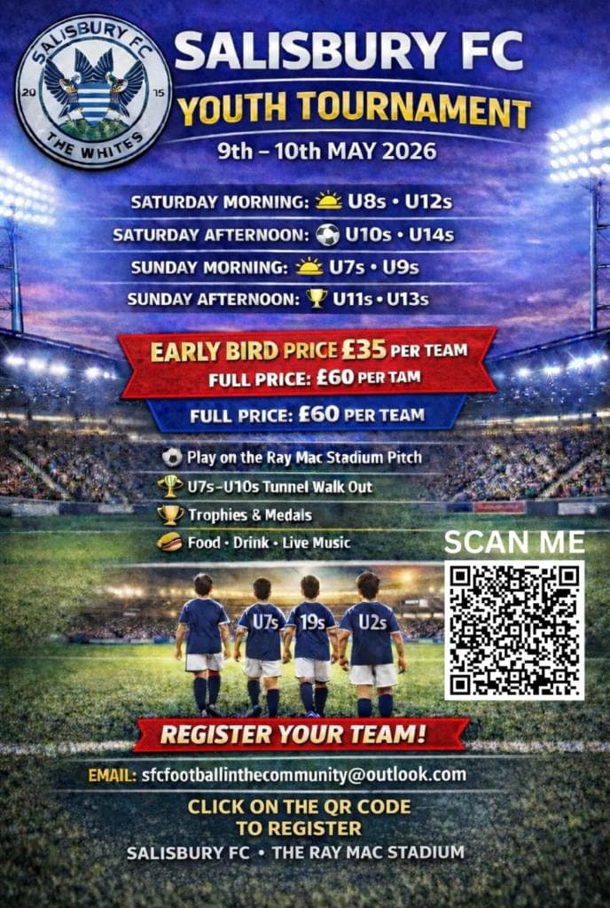 Salisbury FC Youth tournament flyer