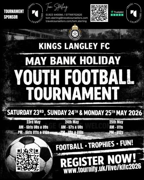 Kings Langley FC flyer