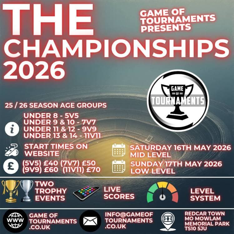 Game of Tournaments - North East Championships flyer
