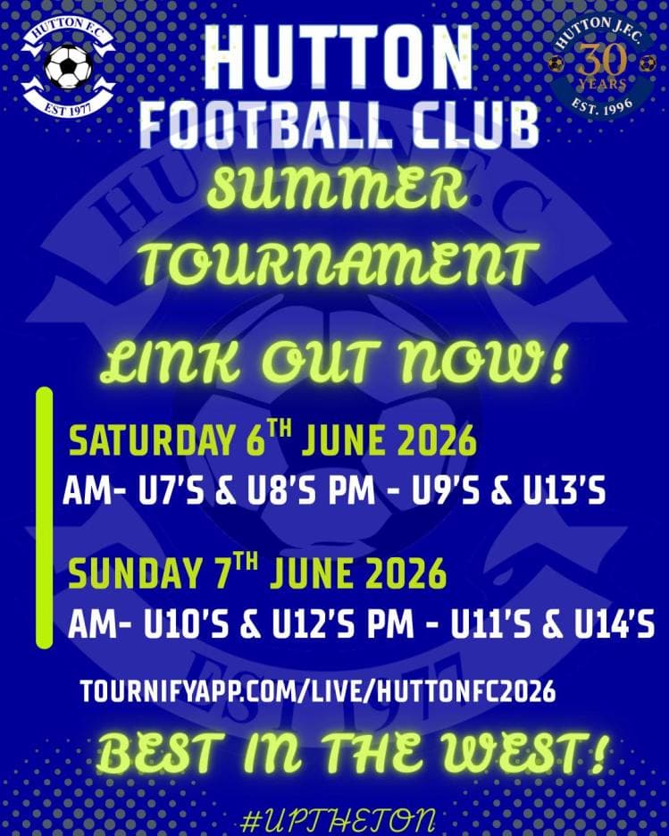 Hutton FC Tournament
