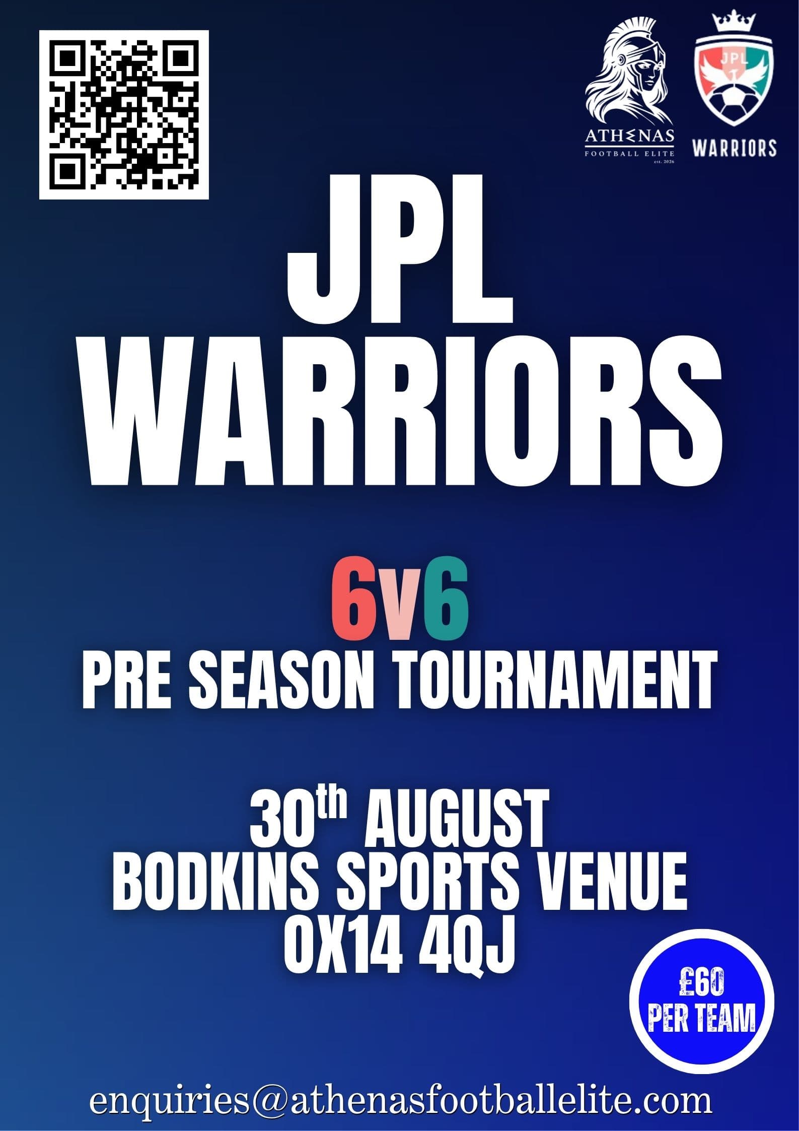 ATHENAS FOOTBALL ELITE JPL WARRIORS PRE SEASON 6V6
