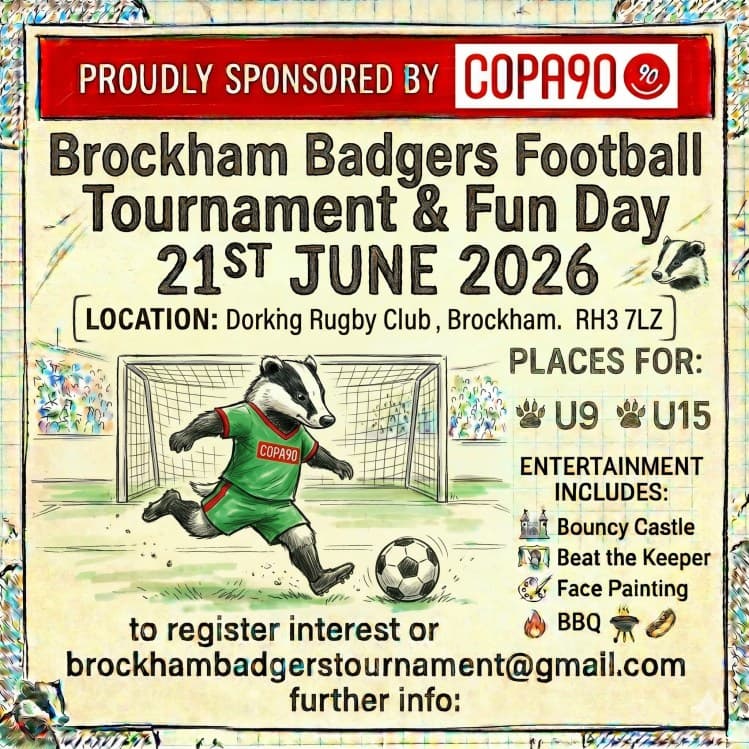 Brockham Badgers Football Tournament