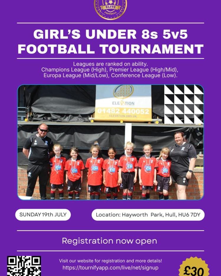 National Elite Football Tournament - U8 GIRLS ONLY