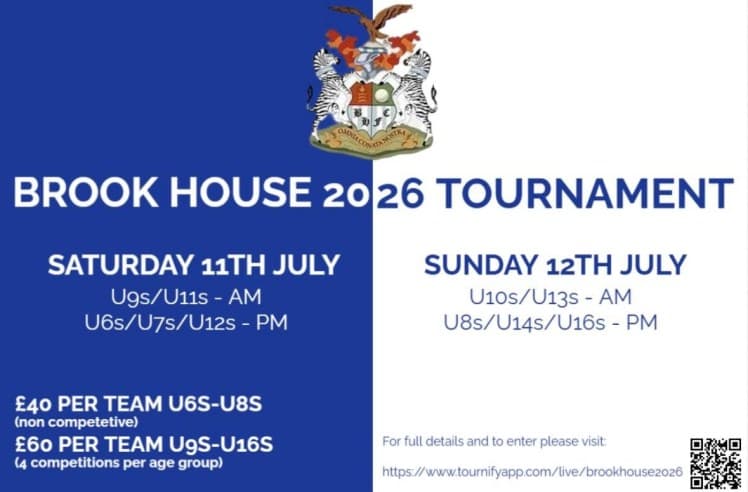 Brook House Summer Tournament flyer
