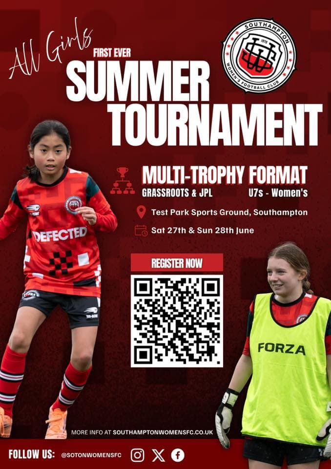 Southampton Women's FC Summer Tournament - GIRLS ONLY
