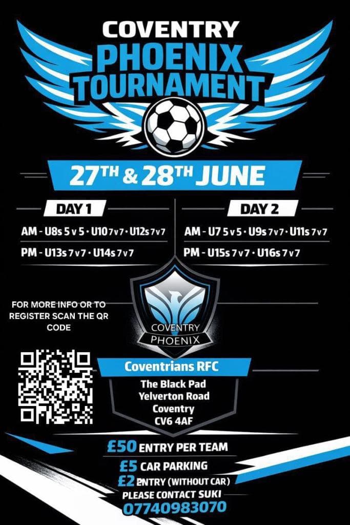 Coventry Phoenix Tournament flyer