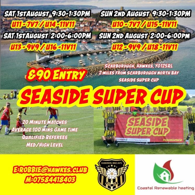 Seaside Super Cup flyer