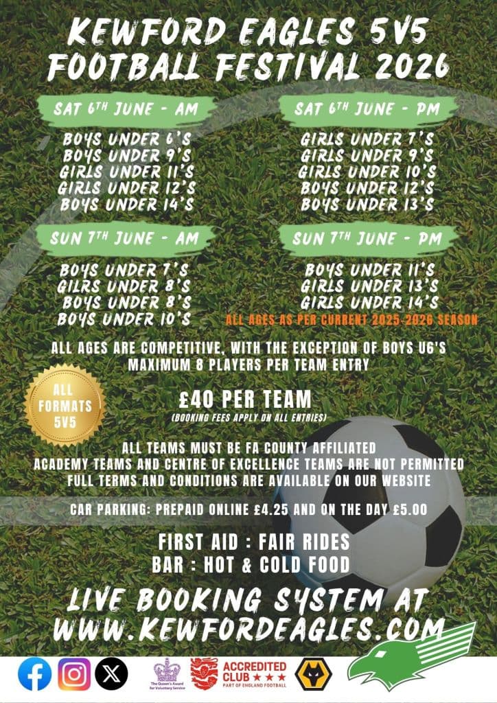Kewford Football Festival flyer