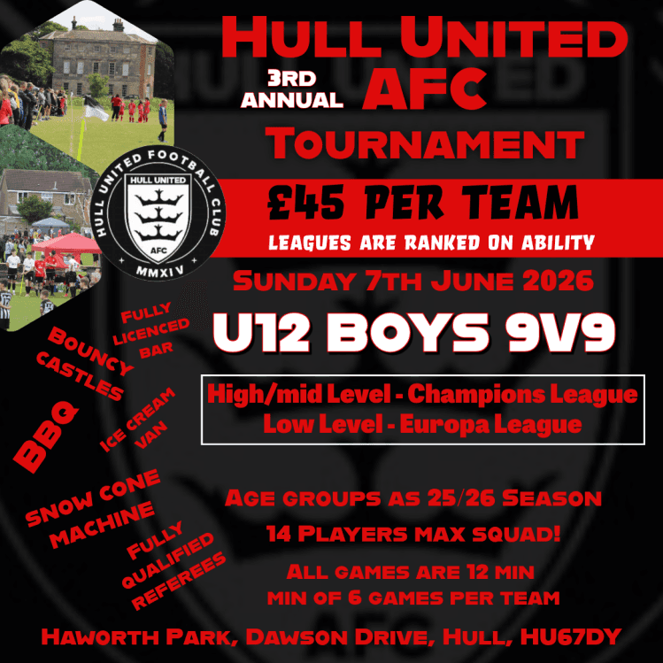 Hull United AFC - U12 Boys Tournament