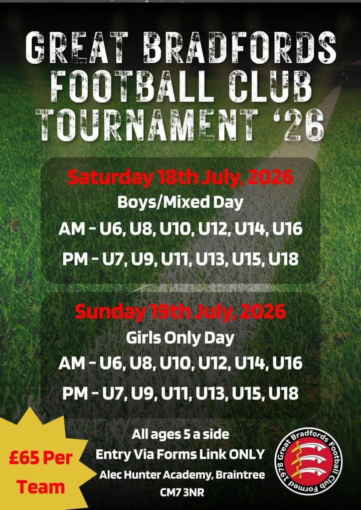 Great Bradfords 2026 Annual Tournament - GIRLS ONLY flyer