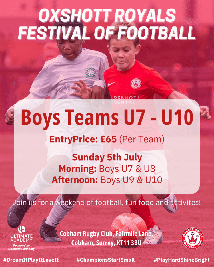 Oxshott Royals Youth FC Festival of Football
