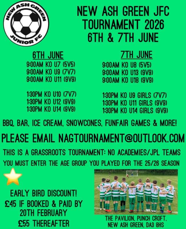 New Ash Green JFC Tournament