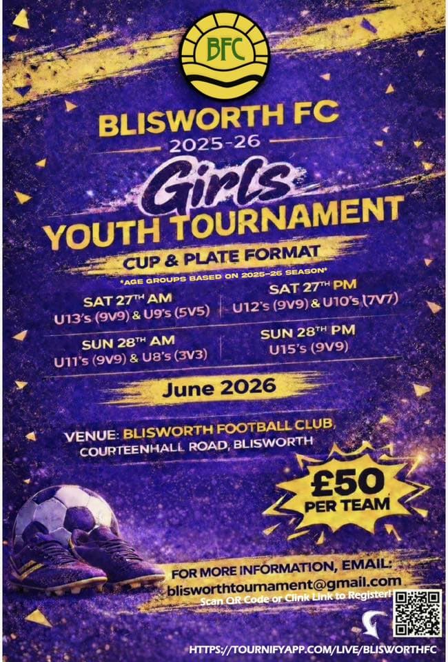 Blisworth FC Youth Football Tournament - GIRLS ONLY