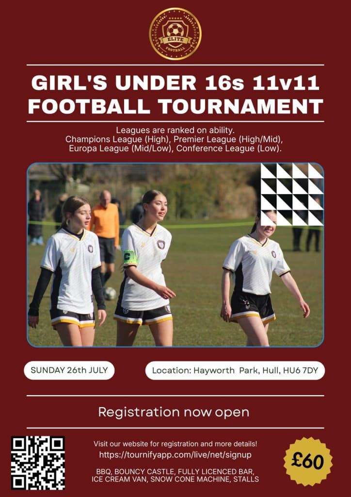National Elite Football Tournament - U16 GIRLS ONLY
