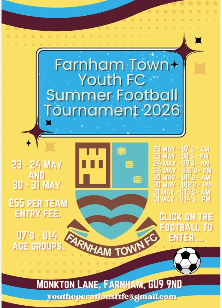 Farnham Town Youth FC Summer Tournament
