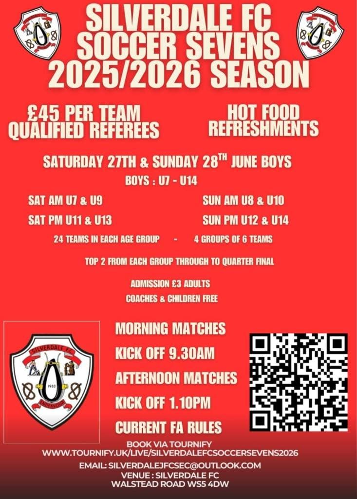 Silverdale Soccer Sevens flyer