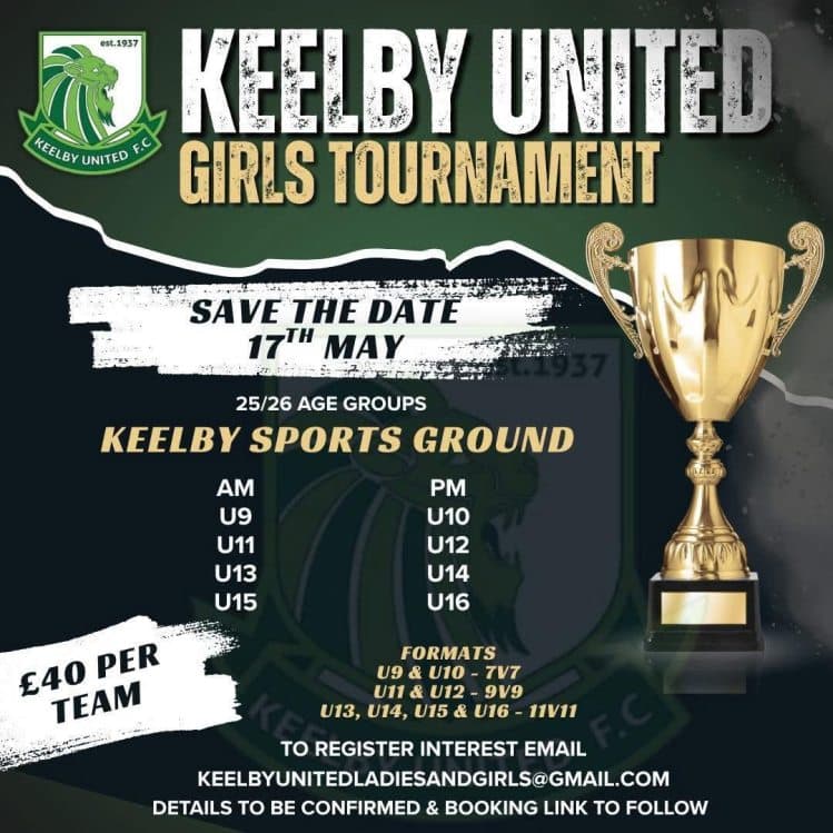 Keelby United Tournaments - GIRLS ONLY flyer