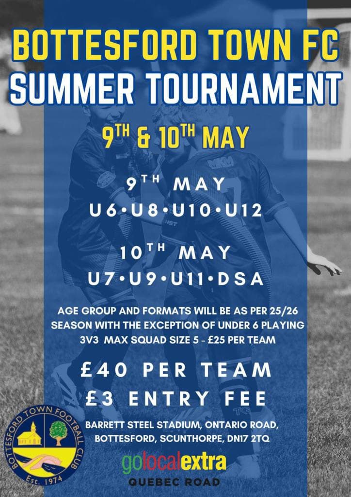 Bottesford Town FC Summer Tournament