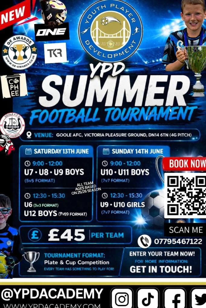 YPD Summer Tournament flyer