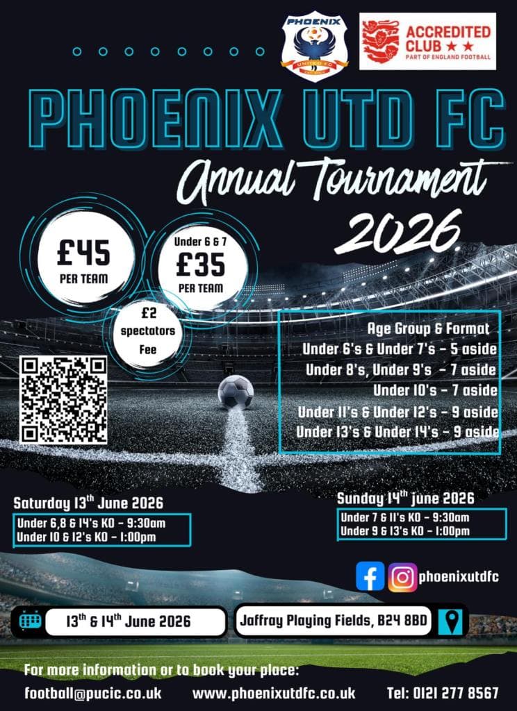 PHOENIX UTD FC TOURNAMENT 2026 flyer