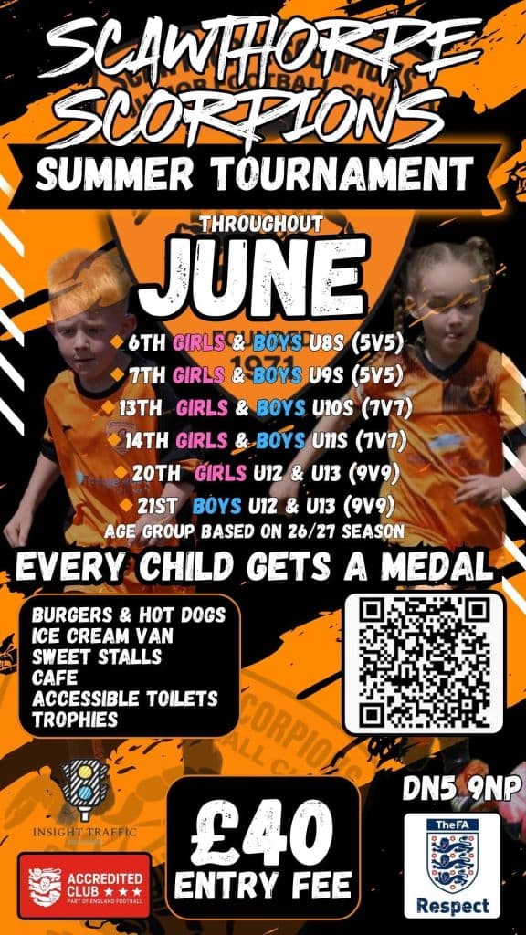 Scawthorpe Scorpions Tournament - GIRLS ONLY