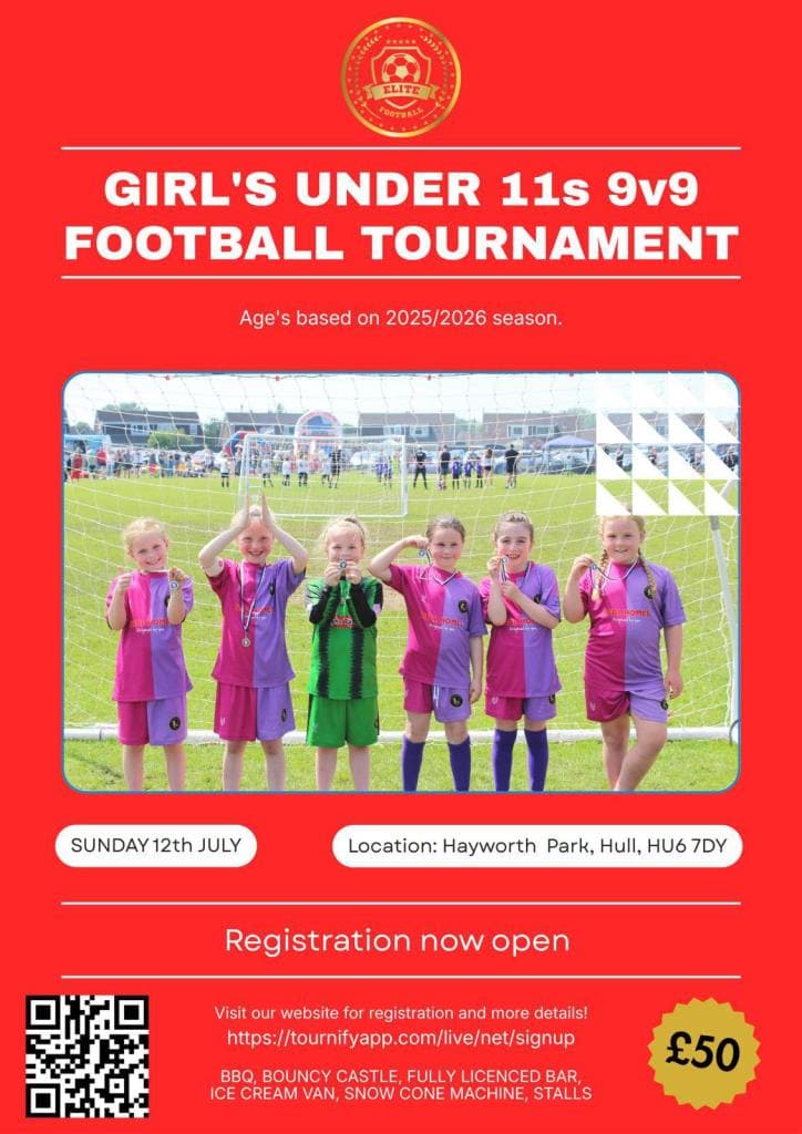 National Elite Football Tournament - U11 GIRLS ONLY