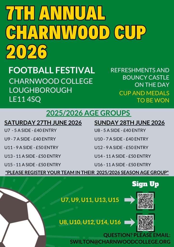 Charnwood Cup 2026