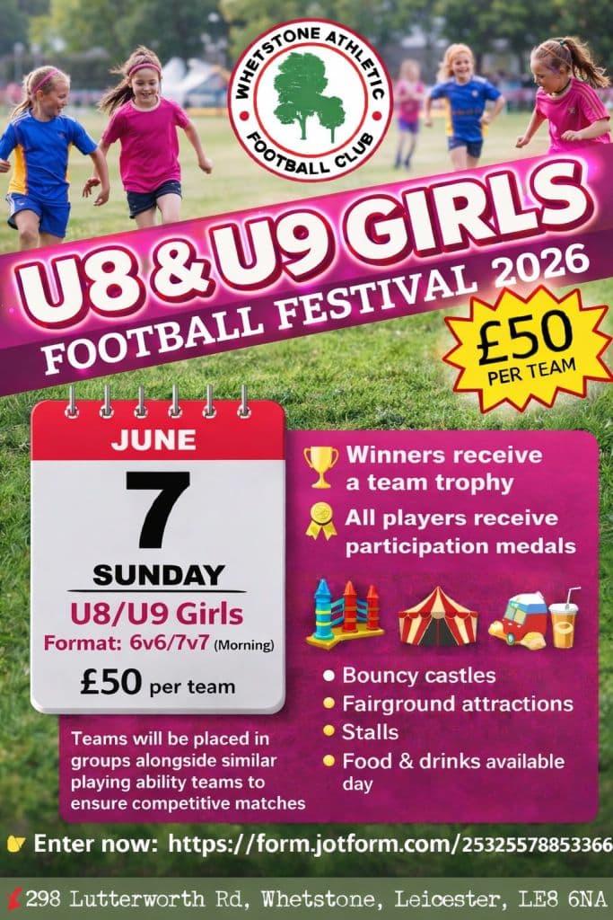 Whetstone Football Festival - GIRLS ONLY