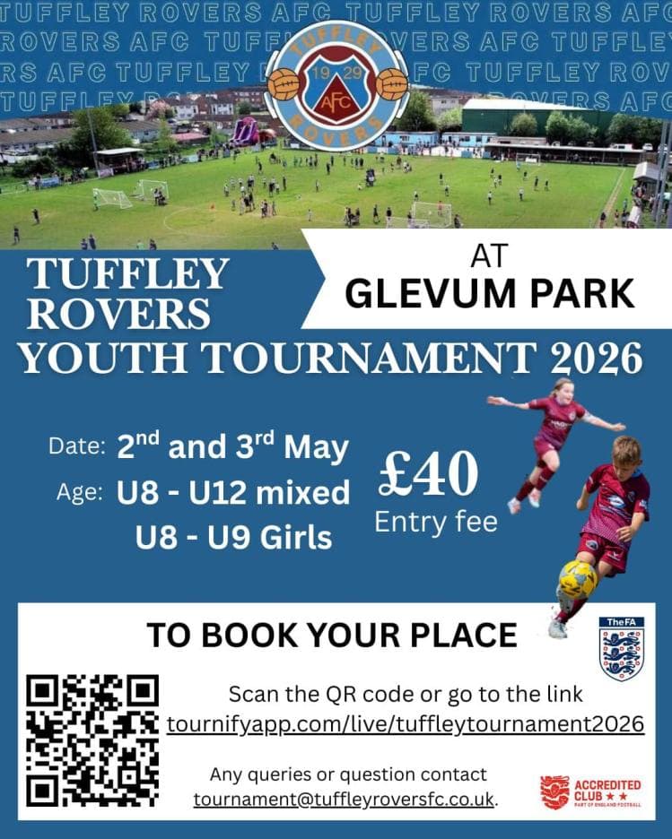 Tuffley Rovers Youth Tournament flyer