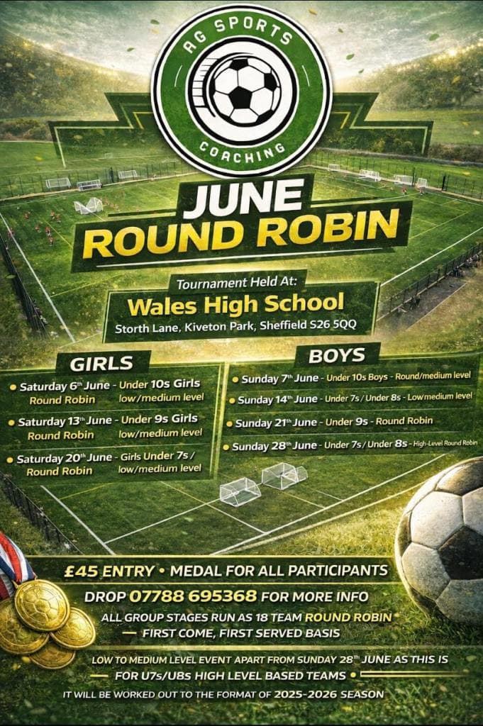 A.G. Sport - June Round Robin - GIRLS ONLY