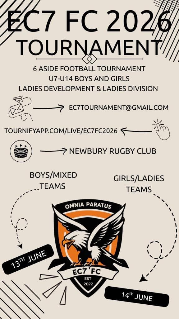 EC7 FC Tournament flyer