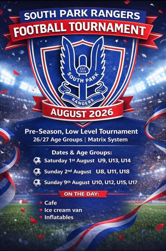 South Park Rangers Pre-Season Football Tournament