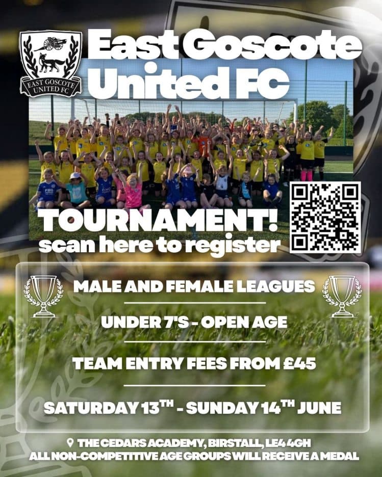 East Goscote United FC Tournament - GIRLS ONLY flyer