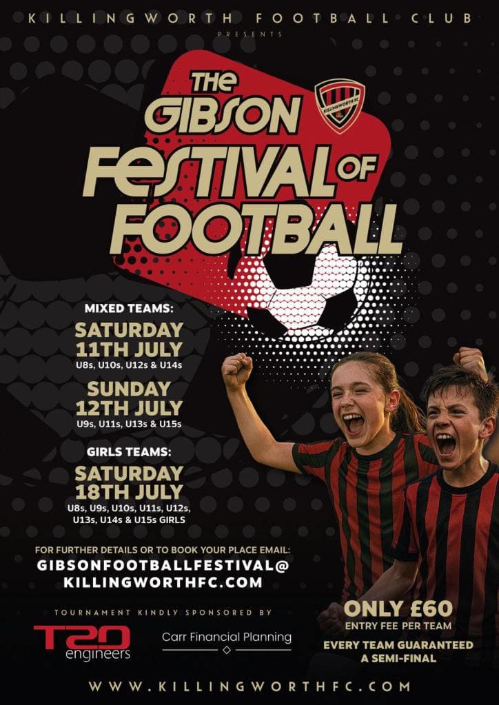 Gibson Festival of Football - GIRLS ONLY flyer