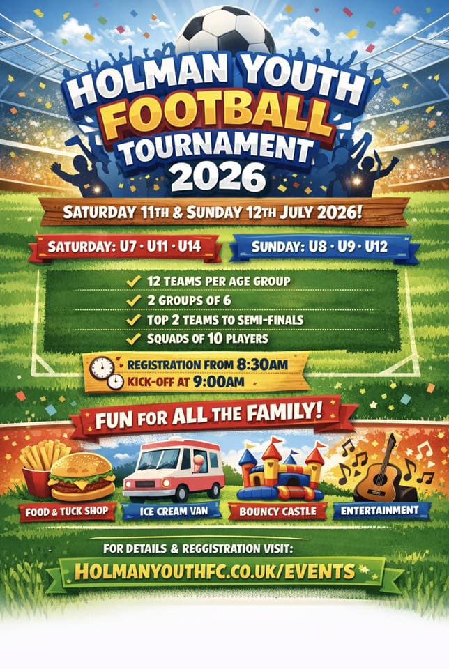 Holman Youth Football Tournament flyer